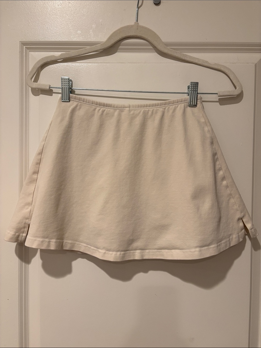 Cream A-Line Women's Skort - Lightweight Casual